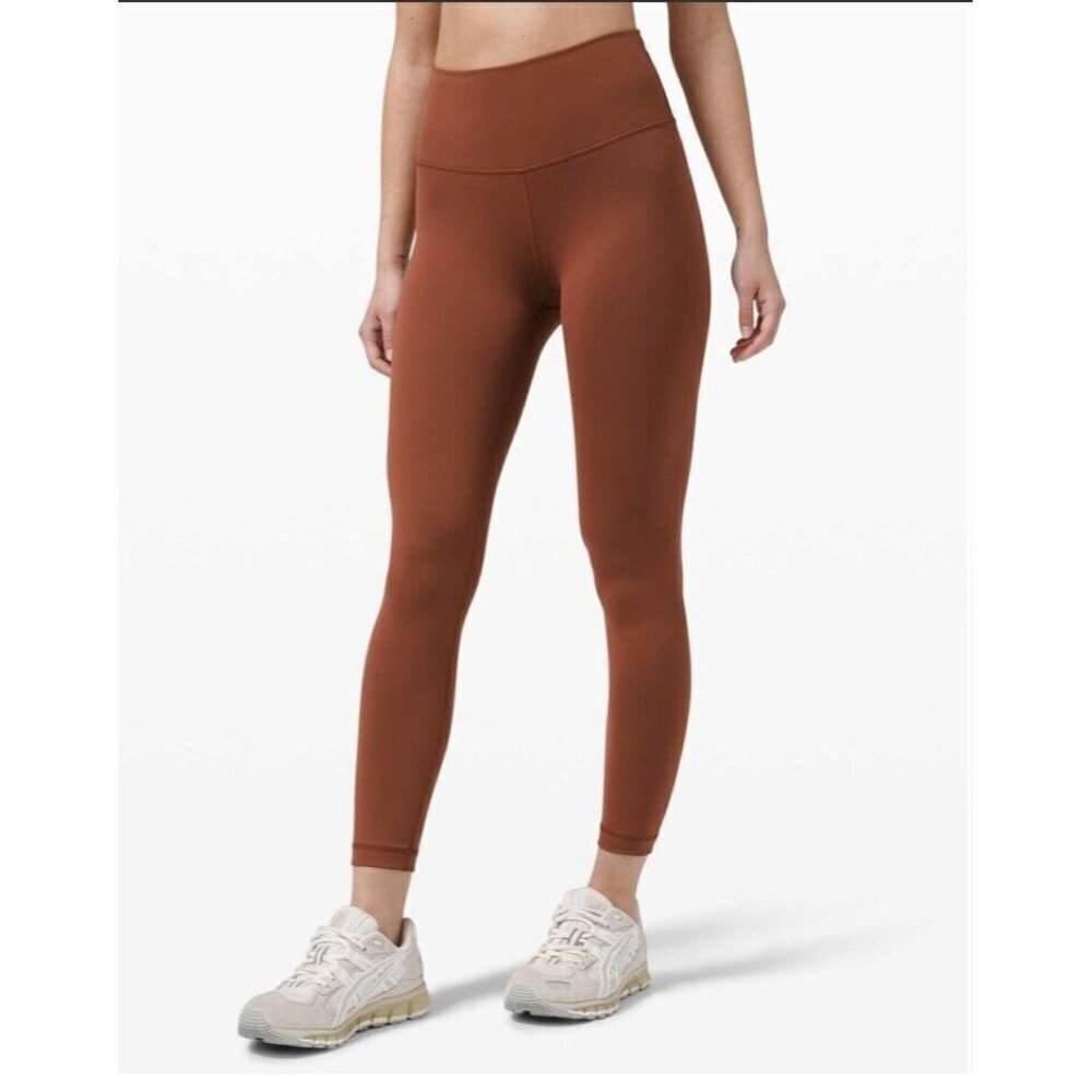 LULULEMON Wunder Train High-Rise Tight 25" Plus Size Dark Terracotta 20 NWT